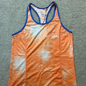 Women’s Nike Dri-Fit Size Large Orange Athletic Tank-top